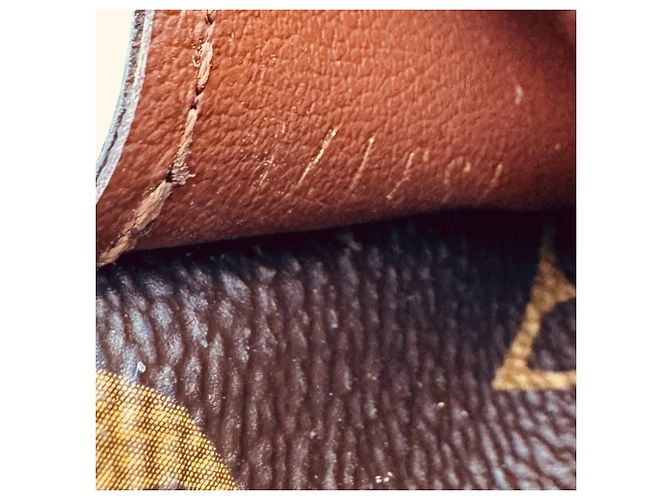 Sarah Louis Vuitton Monogram Long Wallet Braun - Ansicht 19