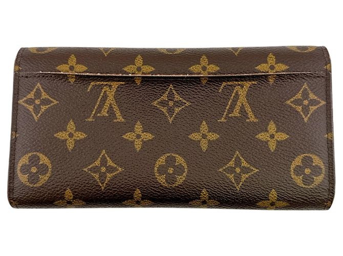 Sarah Louis Vuitton Monogram Long Wallet Braun - Ansicht 2