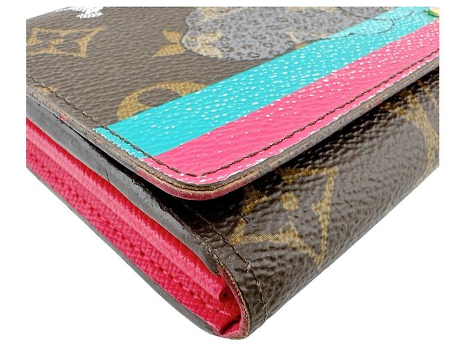 Sarah Louis Vuitton Monogram Long Wallet Braun - Ansicht 3