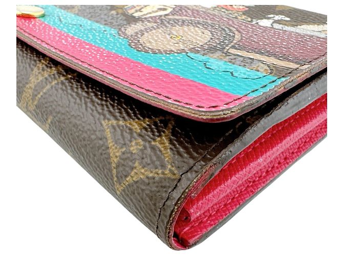 Sarah Louis Vuitton Monogram Long Wallet Braun - Ansicht 4