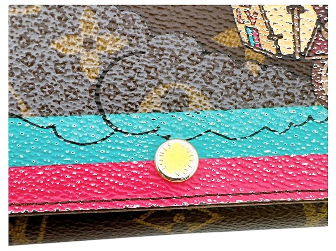 Sarah Louis Vuitton Monogram Long Wallet Braun - Ansicht 7