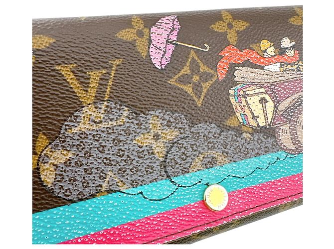 Sarah Louis Vuitton Monogram Long Wallet Braun - Ansicht 9
