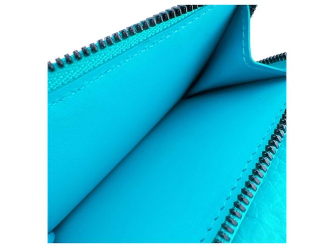 Cartera tríptico Louis Vuitton en azul - vista 12