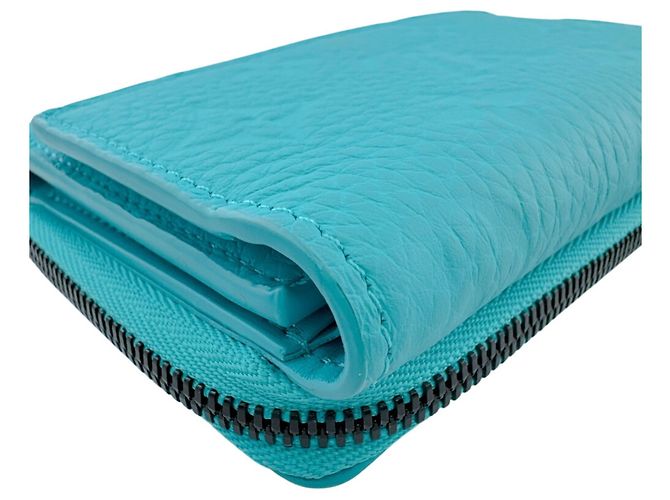 Cartera tríptico Louis Vuitton en azul - vista 6
