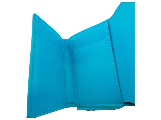 Cartera tríptico Louis Vuitton en azul - vista 8
