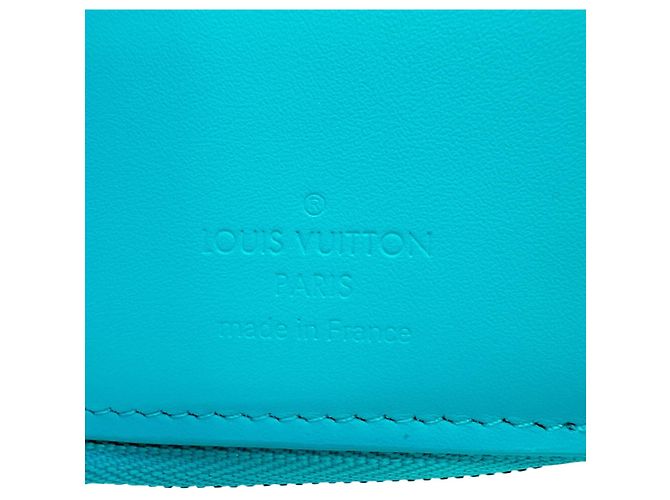 Cartera tríptico Louis Vuitton en azul - vista 9