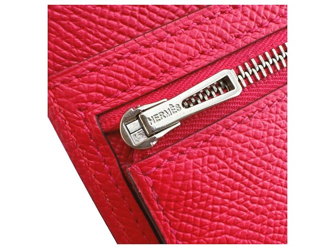 Hermès Hermes Click 12 Compact Wallet Tri-fold in Pink - view 12