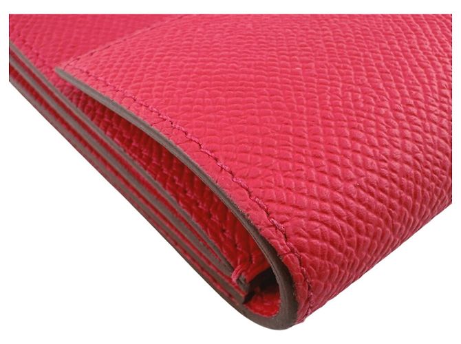 Hermès Hermes Click 12 Compact Wallet Tri-fold in Pink - view 4