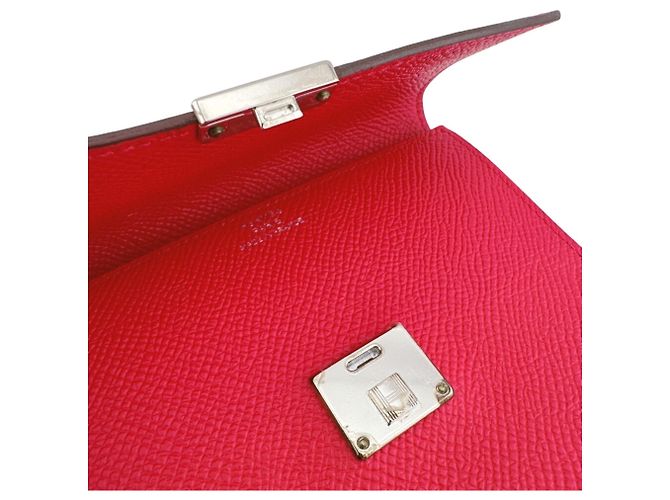 Hermès Hermes Click 12 Compact Wallet Tri-fold in Pink - view 8