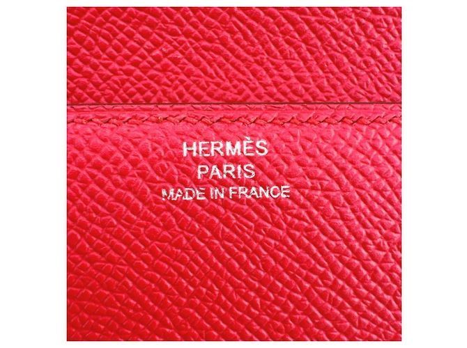 Hermès Hermes Click 12 Compact Wallet Tri-fold in Pink - view 9