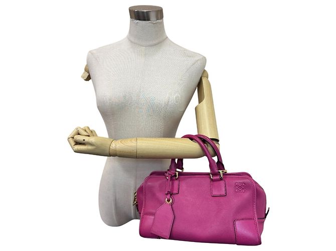 Borsa a tracolla Loewe Amazona 28 in rosa - vista 16