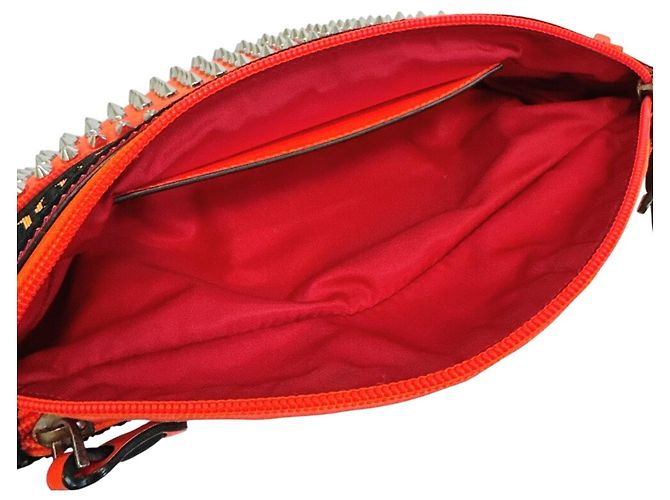 Borsa a tracolla arancione Christian Louboutin - vista 10