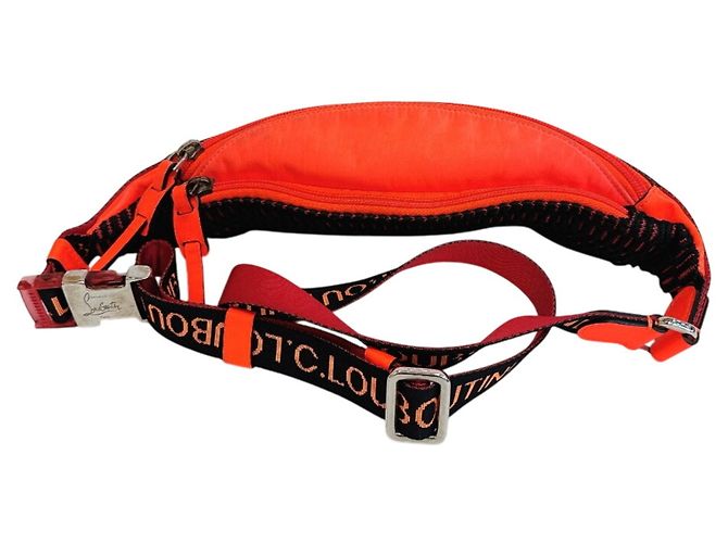 Borsa a tracolla arancione Christian Louboutin - vista 3