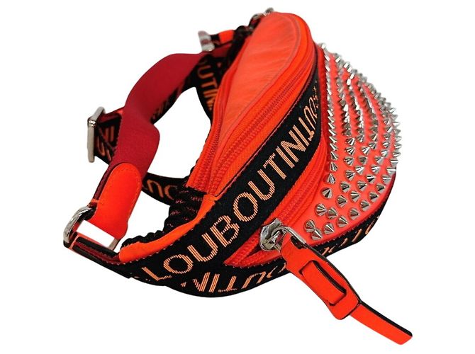 Borsa a tracolla arancione Christian Louboutin - vista 4
