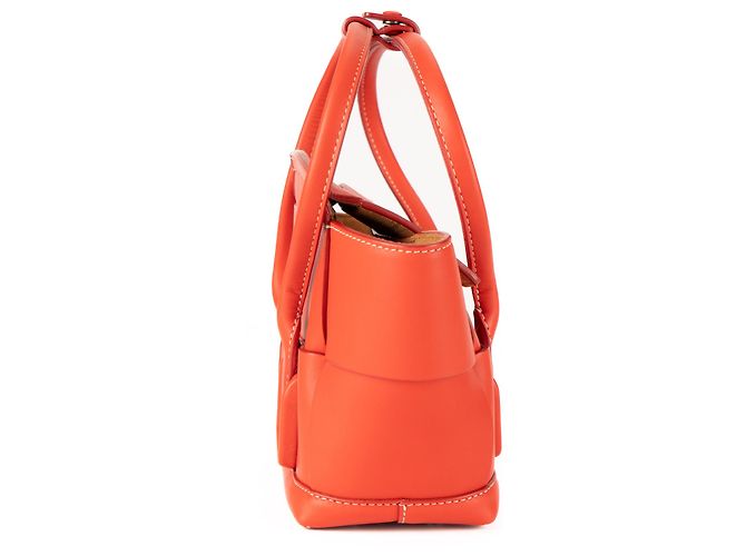 Borsa Mini Arco Bottega Veneta in pelle rossa da donna 28cm Rosso - vista 9