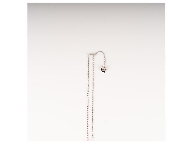 Collana Versace con pendente Medusa in smalto Ottone Argento Nero Donna 20 in - vista 5