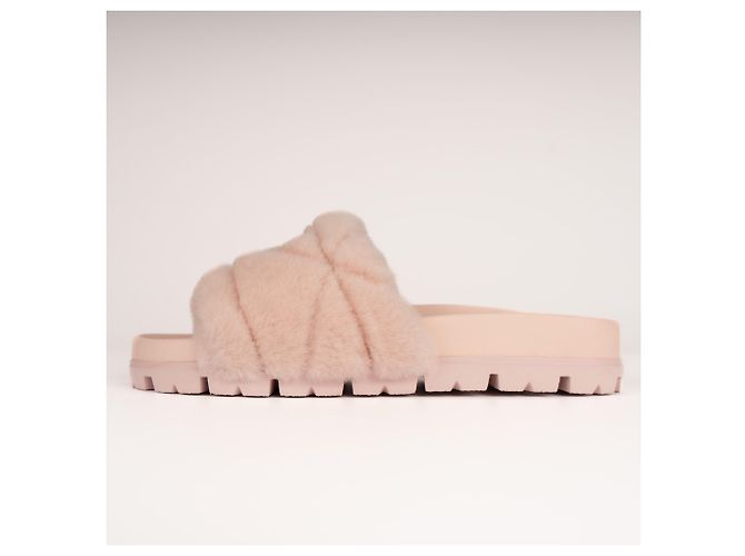 Prada Shearling Slides Orchidea Pink Damen EU 37 / US 7 - Ansicht 5