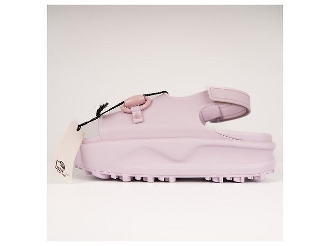 Sandali con platform Gucci Horsebit in gomma Rosa chiaro Donna EU 37 / US 7 Lavanda - vista 5