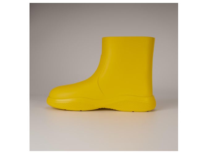 Prada Mellow Rubber Rain Boots Sunny Yellow Damen EU 40 Gelb - Ansicht 5