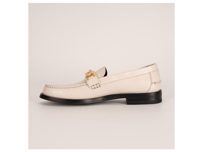 Mocassino Gucci con placca logo Cara in pelle Mystic White Donna EU 41 - vista 5
