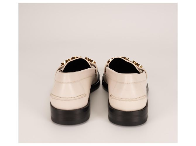 Mocassino Gucci con placca logo Cara in pelle Mystic White Donna EU 41 - vista 9