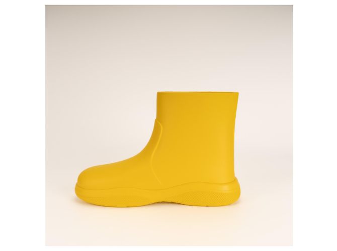 Prada Gummistiefel Pull-On Sunny Yellow Damen EU 41 Gelb - Ansicht 4
