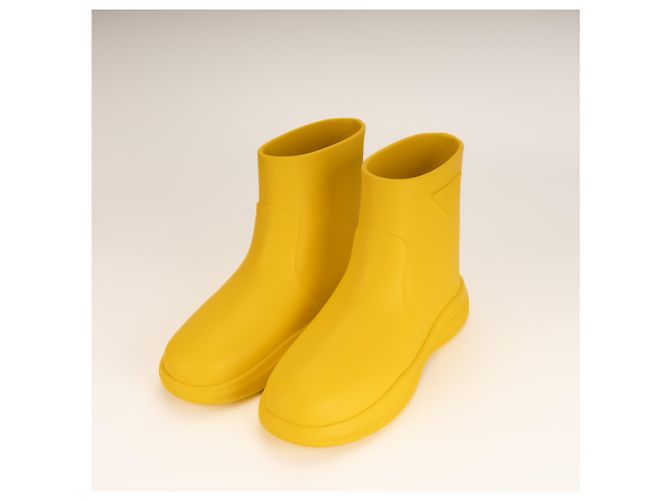 Prada Gummistiefel Pull-On Sunny Yellow Damen EU 41 Gelb - Ansicht 9