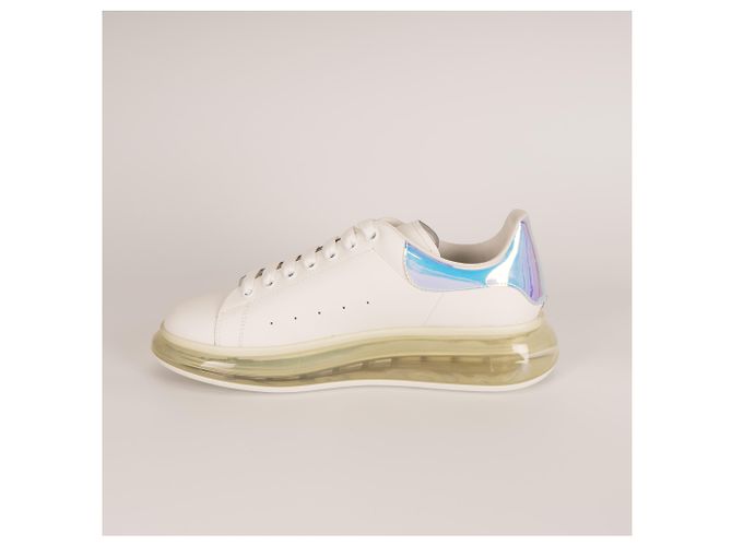 Alexander McQueen Oversized Sneaker mit transparenter Sohle aus Leder Weiß Herren EU 45 - Ansicht 5
