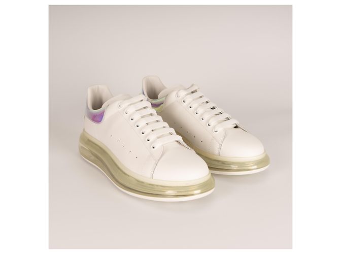 Alexander McQueen Oversized Sneaker mit transparenter Sohle aus Leder Weiß Herren EU 45 - Ansicht 7