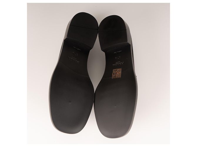 Mocassini in pelle spazzolata non foderati Prada Black Donna EU 37.5 Nero - vista 10
