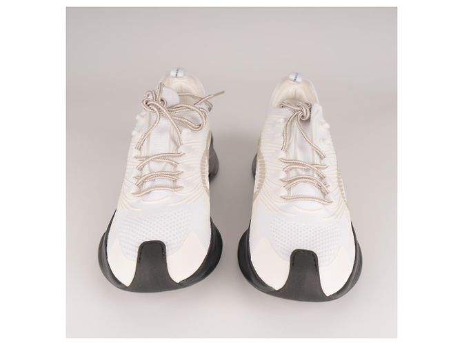 Gucci Run Technische Strick-Sneaker Weiß Schwarz Herren EU 45.5 US 12 - Ansicht 7