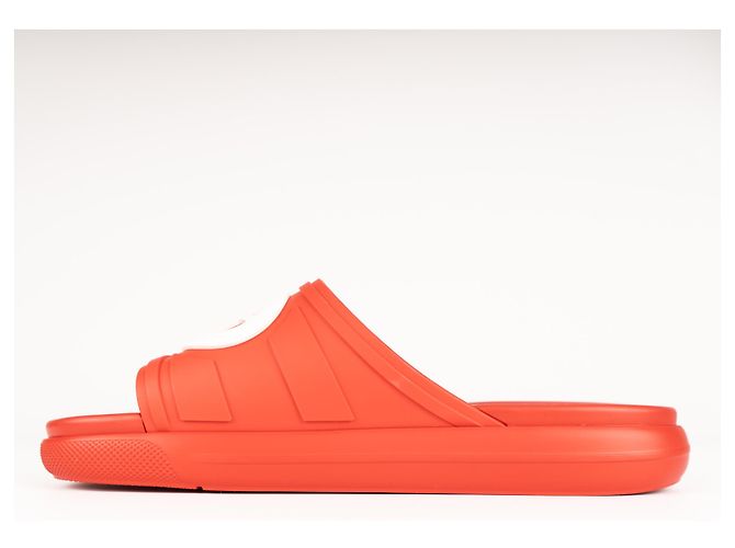 Sandali Gucci Slide Interlocking G in gomma Maple Red da uomo EU 42 US 8.5 Rosso - vista 4