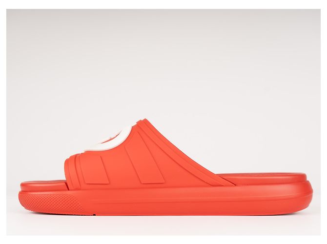 Gucci Interlocking G Slide in gomma Maple Red da uomo EU 43 Rosso - vista 4
