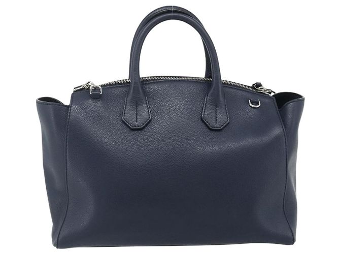Bally Pelle Vintage Blu navy - vista 2