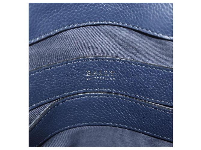 Bally Pelle Vintage Blu navy - vista 6