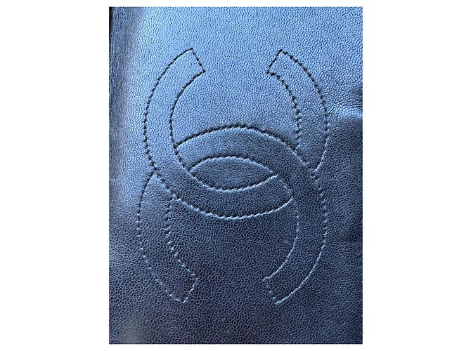 Chanel Classic Flap Bag Agnello Nero - vista 9