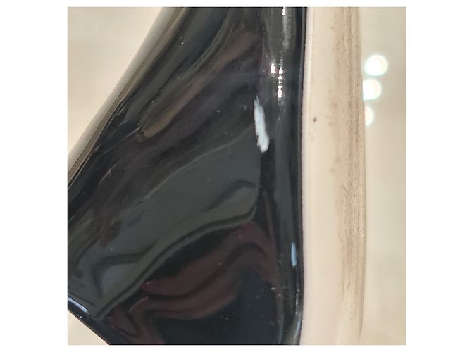 Chanel Mule mit Absatz aus schwarzem Lackleder - Größe 41 Gebraucht - Ansicht 9