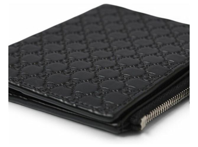 Gucci Microguccissima Mini-Klappbörse Schwarz - Ansicht 5
