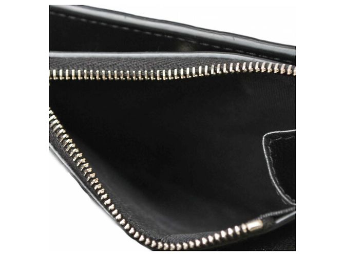 Gucci Microguccissima Mini-Klappbörse Schwarz - Ansicht 9