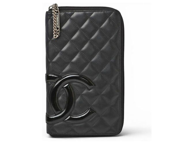 Cartera larga estilo Cambon negra Chanel Negro - vista 2