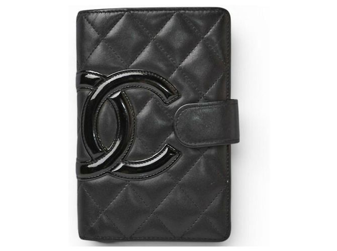 Cambon Cartera bi-fold negra Chanel Negro - vista 2