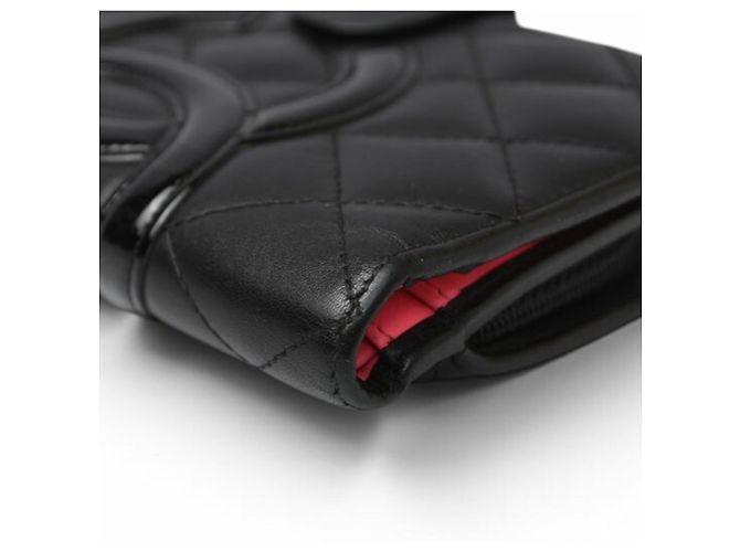 Cambon Cartera bi-fold negra Chanel Negro - vista 3