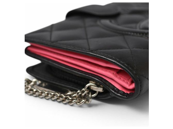 Cambon Cartera bi-fold negra Chanel Negro - vista 4