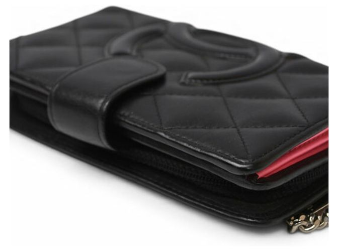 Cambon Cartera bi-fold negra Chanel Negro - vista 7