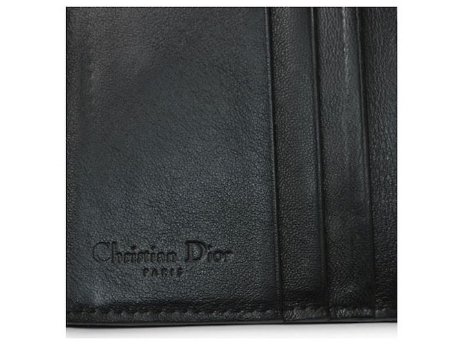 Cartera tríptico Christian Dior en negro - vista 11