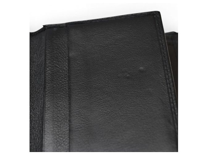 Cartera tríptico Christian Dior en negro - vista 12