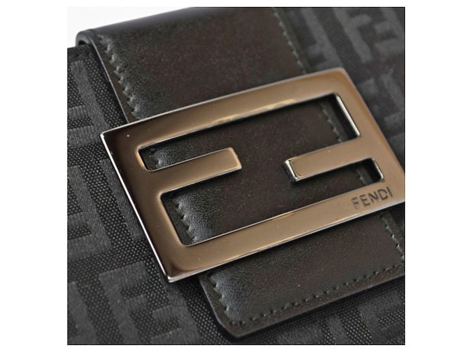 Fendi Bi-fold Wallet 8M0035 ZUCCA Pattern Black - view 5