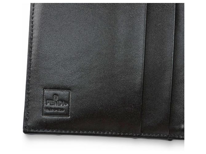 Fendi Bi-fold Wallet 8M0035 ZUCCA Pattern Black - view 8