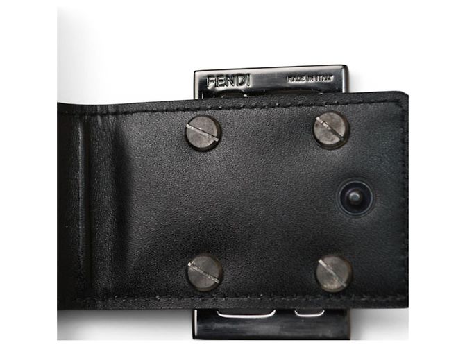 Fendi Bi-fold Wallet 8M0035 ZUCCA Pattern Black - view 9