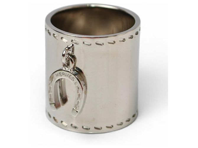 Ring Hermès Anello per foulard in argento Hermes - vista 3